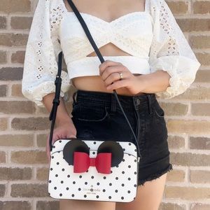 disney x kate spade new york other minnie mouse camera bag